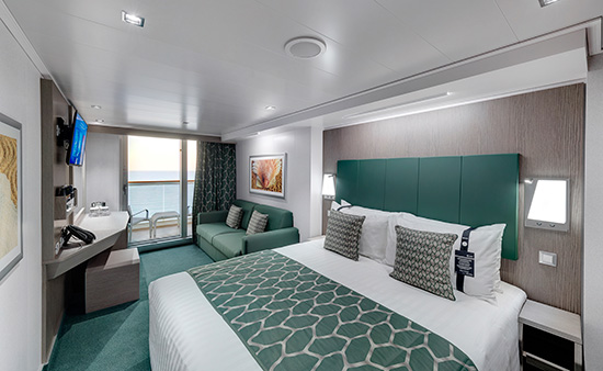MSCシービュー 海側バルコニー